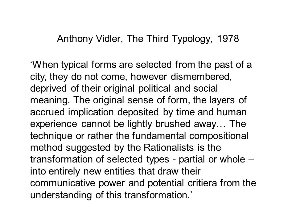 the third typology anthony vidler